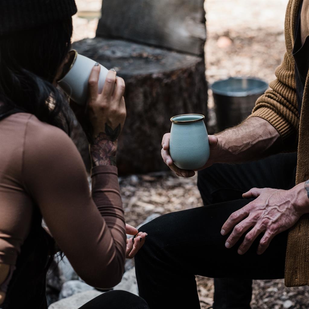 ЕМАЙЛИРАНИ ЧАШИ ЗА СТУДЕНИ НАПИТКИ 2 БР. - Image 6