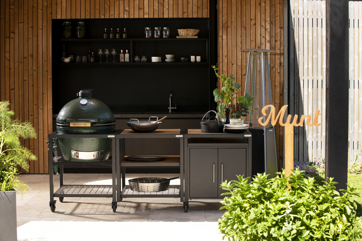 Big Green Egg с работен плот шкаф - Image 7