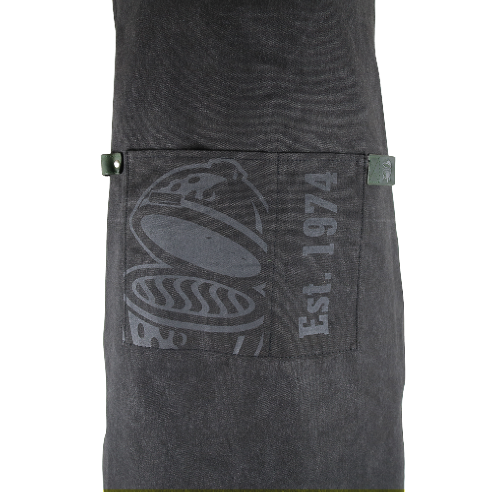 ЛУКСОЗНА ЧЕРНА ПРЕСТИЛКА ОТ КАНВАС - Image 4