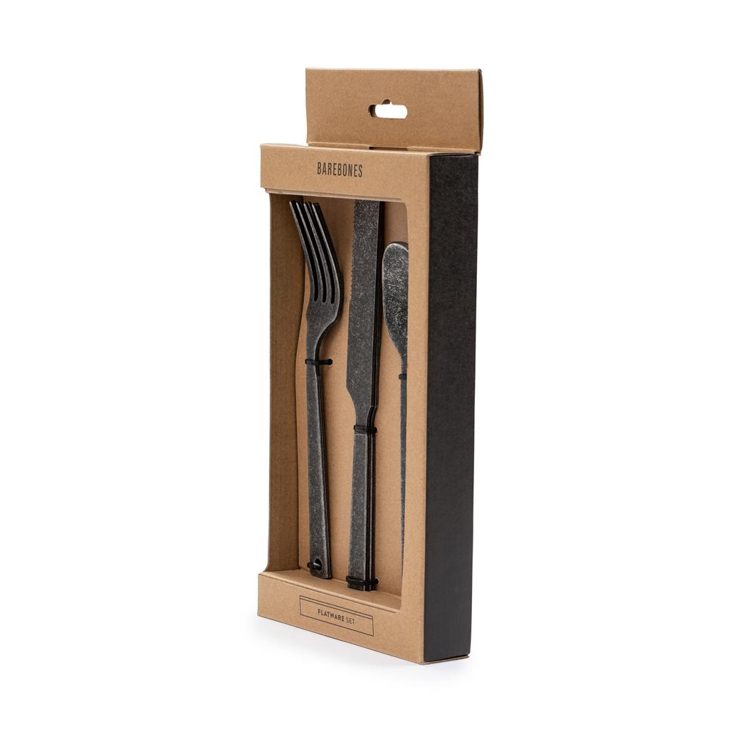 СТОМАНЕНИ ПРИБОРИ 6 БР. | ЦВЯТ КОВАНО ЖЕЛЯЗО - Image 3