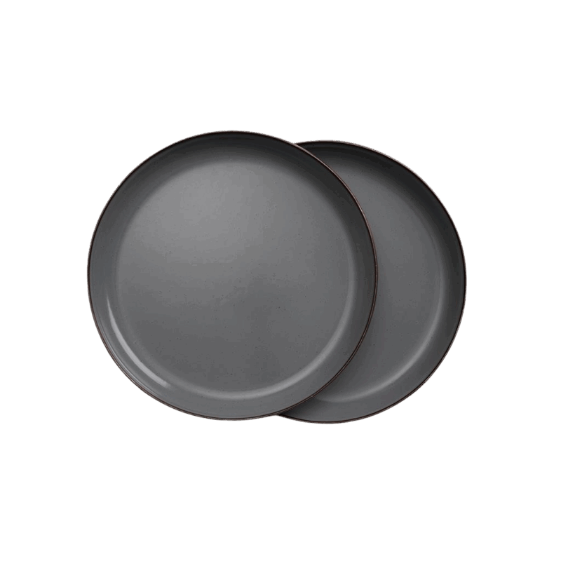 ЕМАЙЛИРАНИ ЧИНИИ 20 СМ. 2 БР. | СИВИ