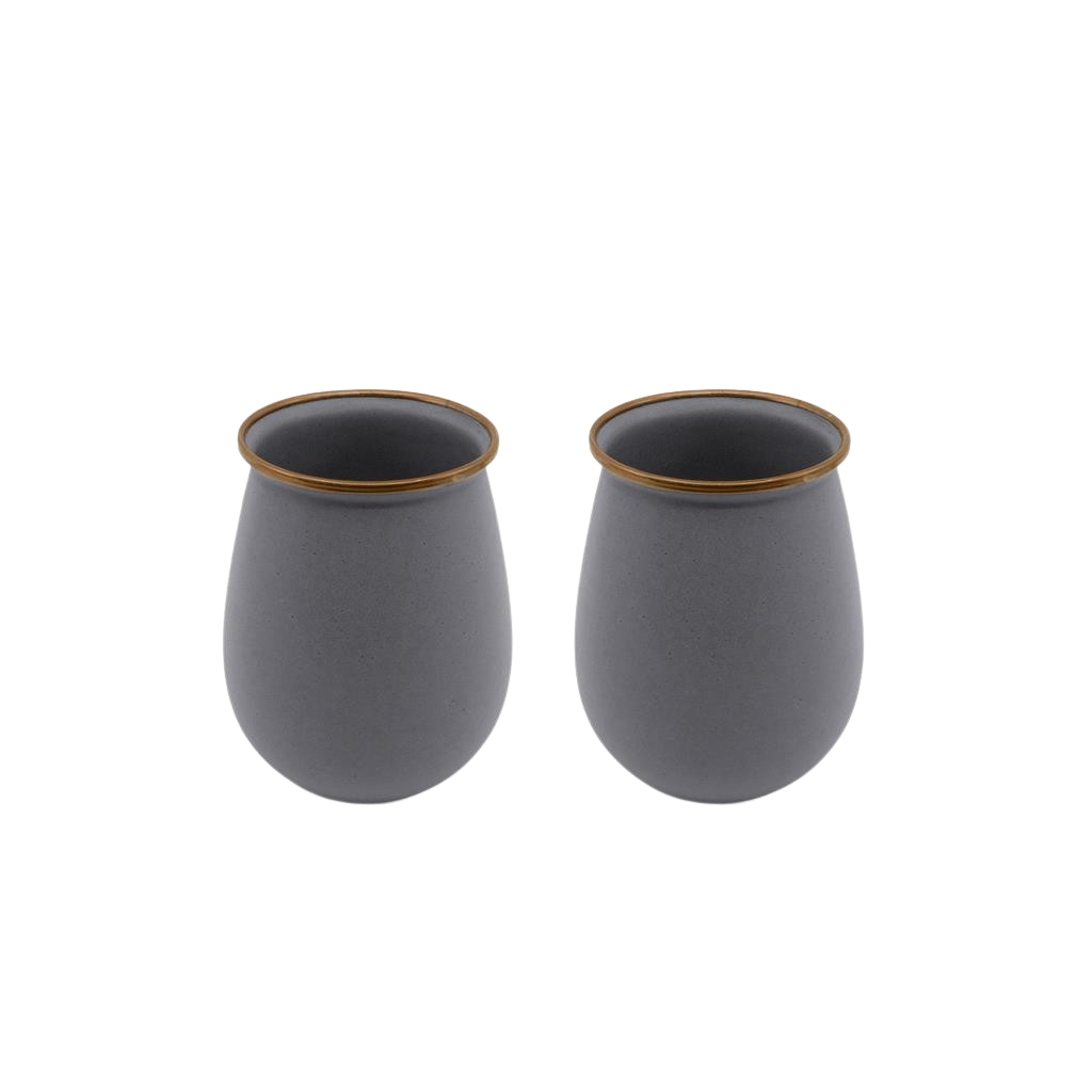 ЧАШИ ЗА ВИНО 2 БР. | СИВИ